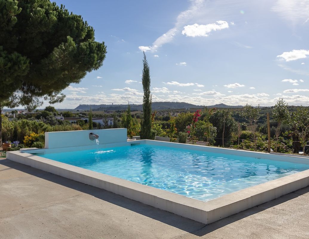 Piscina de água salgada